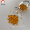 Plastic particle material yellow masterbatch color